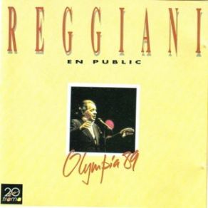 Reggiani En Public. Olympia'89 album cover
