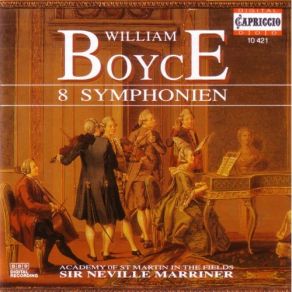 William Boyce - Symphonies I-VIII album cover