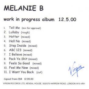 Work In Progress album cover