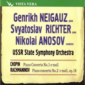 Neigauz&Richter - Chopin&Pachmaninoff album cover