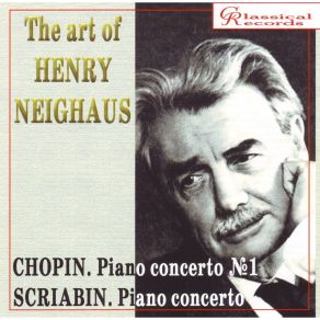 Neuhaus - Chopin & Scriabin Piano Concertos album cover