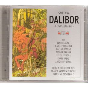 Smetana - Dalibor (Blachut, Podvalova, Bednar, Kalas, Votava - Krombholc 1950) album cover