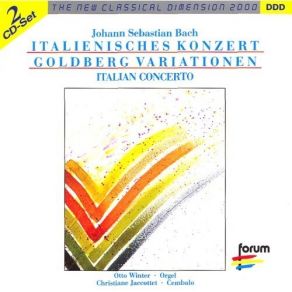 J. S. Bach - Italienisches Konzert & Goldberg Variationen album cover