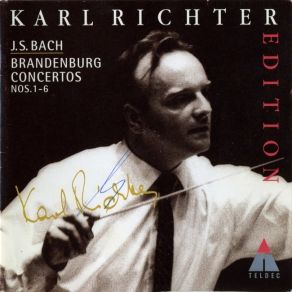 J. S. Bach - Brandenburg Concetos (Karl Richter And His Chamber Orchestra) album cover