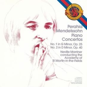 Mendelssohn - Piano Concertos Op. 25&40 (Perahia, Marriner) album cover