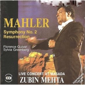 Mahler - Symphonie No. 2 ''Auferstehung'' (Mehta; Quivar, Greenberg) album cover