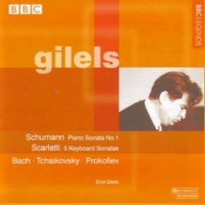 Emil Gilels - BBC Legends album cover