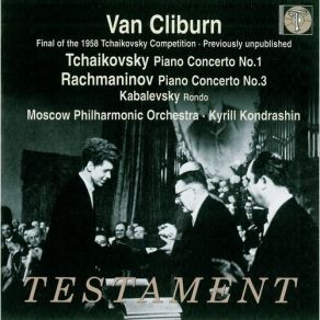 Van Cliburn - Final Of The 1958 Tchaikovsky Competition album cover