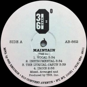 Maintain album cover