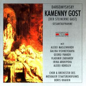 Dargomyzhsky - Kamennyj Gost' [Maslennikov; Khaikin, 1959] album cover