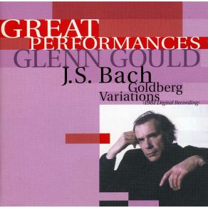 Bach. Goldberg Variations. Gould 1981 album cover