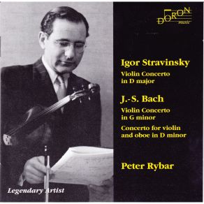 Rybar - Stravinsky & Bach Violin Concertos album cover