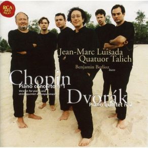 Chopin Piano Concerto No. 1 (Quintet Version), Dvorak Piano Quintet No. 2. Luisada, Quatuor Talich album cover