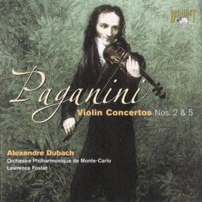 Alexandre Dubach - Paganini, Violin Concertos 2 & 5 album cover
