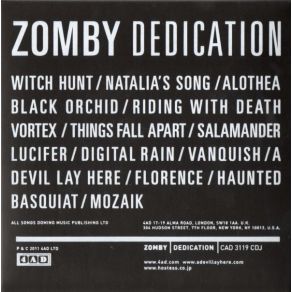 Dedication album cover