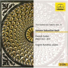 Bach French Suites - Evgeni Koroliov album cover