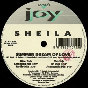 Summer Dream Of Love album cover