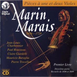 Marin Marais - Pieces A Une At Deux Viole, 1er Livre, 2eme Partie (J. -L. Charbonnier, Et Al.) album cover