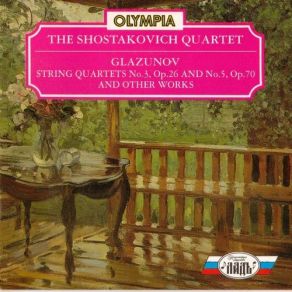 Glazunov - String Quartets No. 3 And No. 5 album cover