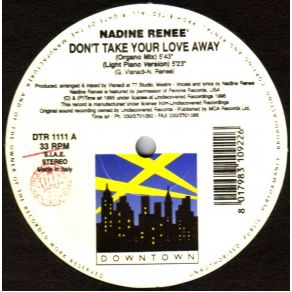 Don't Take Your Love Away (Vinyl) album cover
