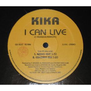I Can Live (Single) album cover