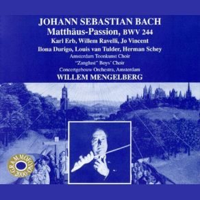 Bach - Matthauss Passion, BWV 244 - 1939 (CD3) album cover