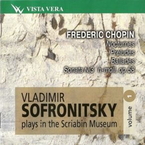 Sofronitsky Plays At The Scriabin Museum Vol. 1 album cover