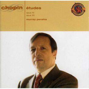 F. Chopin. 12 Etudes Op. 10, 12 Etudes Op. 25, Impromtus. Murray Perahia album cover
