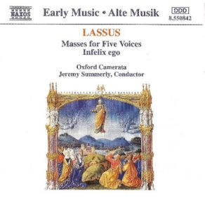 Lassus: Masses For Five Voices - Infelix Ego album cover