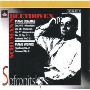 Sofronitsky - Beethoven album cover