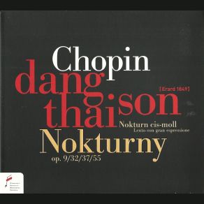 Chopin - Nocturnes - Dang Thai Son album cover