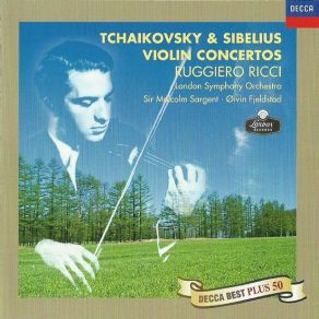 Tchaikovsky, Sibelius - Violin Concertos (Ruggiero Ricci) album cover
