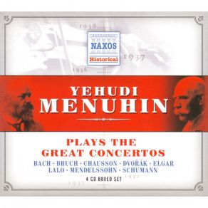 Yehudi Menuhin - Plays The Great Concertos - Mendelssohn - Lalo album cover