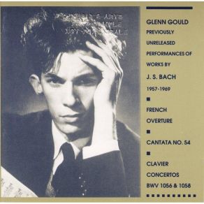 Previously Unreleased BACH Performances (Glenn Gould) album cover