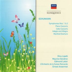 Schumann. Symphonien Nrn 1 Und 2, Konzerte, Adagio Und Allegro, Manfred (Ansermet) album cover