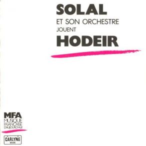 Solal Et Son Orchestre Jouent Hodeir album cover