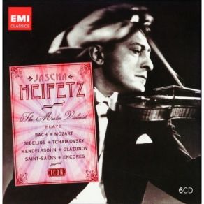 Jascha Heifetz 'The Master Violinist' CD6 album cover