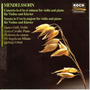 Gulli - Mendelssohn-Concerto In D Minor, Sonata In F Major album cover