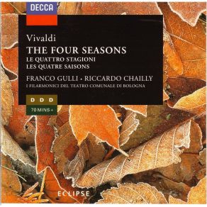 Vivaldi - The Four Seasons, Concertos F. XII Nos. 14, 12 & 3 / Franco Gulli, Riccardo Chailly album cover