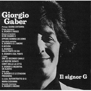 Il Signor G album cover
