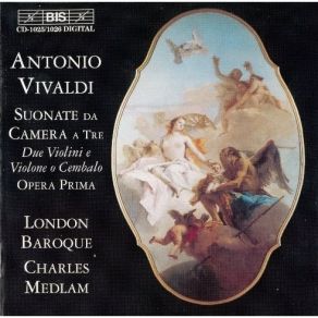 Vivaldi - Suonate Da Camera A Tre (Op 1) - London Baroque, Charles Medlam album cover
