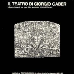 Il Teatro Di Giorgio Gaber (Disc 1)  album cover