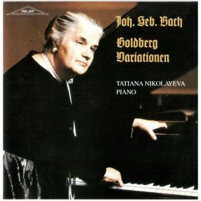 Bach. Goldberg Variations. Nikolayeva 1970 album cover