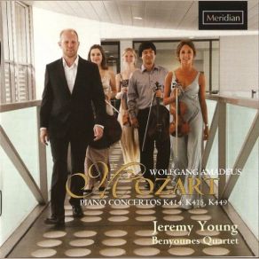 Mozart - Three Piano Concertos 'a Quattro' - Jeremy Young album cover