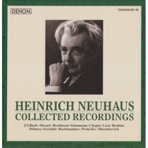 Neuhaus - Collected Recordings CD1 album cover