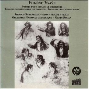 Ysaye - 6 Poems For Violin And Orchestra / Jerrold Rubenstein, Mendi Rodan album cover