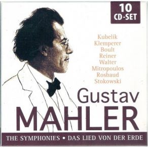 Gustav Mahler - The Symphonies • Das Lied Von Der Erde album cover