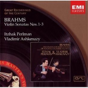Itzhak Perlman, Vladimir Ashkenazy - Brahms Violin Sonatas Nos. 1-3 album cover