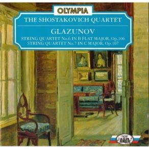 Glazunov - String Quartets Nos. 6 And 7 (Shostakovich Quartet) album cover