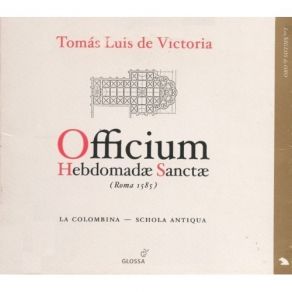 Tomás Luis De Victoria. Officium Hebdomadae Sanctae album cover
